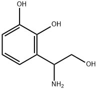 3-(1-amino-2-hydroxyethyl)benzene-1,2-diol Structure