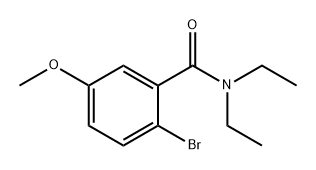 Benzamide, 2-bromo-N,N-diethyl-5-methoxy- Structure