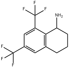 6,8-bis(trifluoromethyl)-1,2,3,4-tetrahydronaphthalen-1-amine Structure