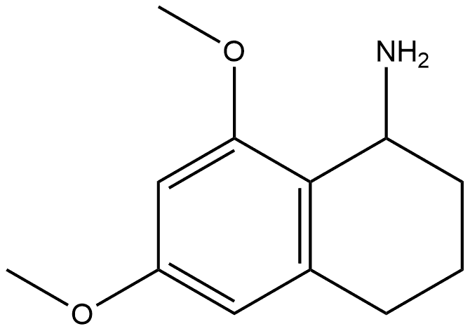 6,8-dimethoxy-1,2,3,4-tetrahydronaphthalen-1-amine Structure