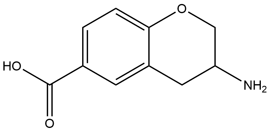 3-aminochromane-6-carboxylic acid 구조식 이미지