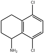 1-Naphthalenamine, 5,8-dichloro-1,2,3,4-tetrahydro- Structure