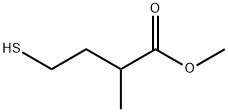 Butanoic acid, 4-mercapto-2-methyl-, methyl ester Structure