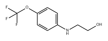 Ethanol, 2-[[4-(trifluoromethoxy)phenyl]amino]- Structure