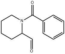 2-Piperidinecarboxaldehyde, 1-benzoyl- 구조식 이미지