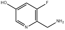 3-Pyridinol, 6-(aminomethyl)-5-fluoro- Structure