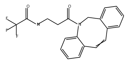 Acetamide, N-[3-(dibenz[b,f]azocin-5(6H)-yl)-3-oxopropyl]-2,2,2-trifluoro- Structure
