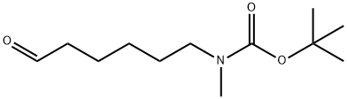 Carbamic acid, N-methyl-N-(6-oxohexyl)-, 1,1-dimethylethyl ester Structure