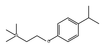 Benzene, 1-(1-methylethyl)-4-[2-(trimethylsilyl)ethoxy]- Structure