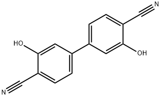 [1,1'-Biphenyl]-4,4'-dicarbonitrile, 3,3'-dihydroxy- 구조식 이미지