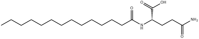 Glutamine, N2-(1-oxotetradecyl)- Structure