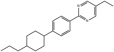 5-Ethyl-2-[4-(4-propyl-cyclohexyl)-phenyl]-pyrimidine 구조식 이미지