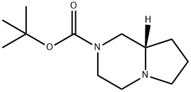 1,1-Dimethylethyl (8aS)-hexahydropyrrolo[1,2-a]pyrazine-2(1H)-carboxylate Structure