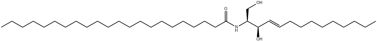 Docosanamide, N-[(1S,2R,3E)-2-hydroxy-1-(hydroxymethyl)-3-tridecen-1-yl]- Structure