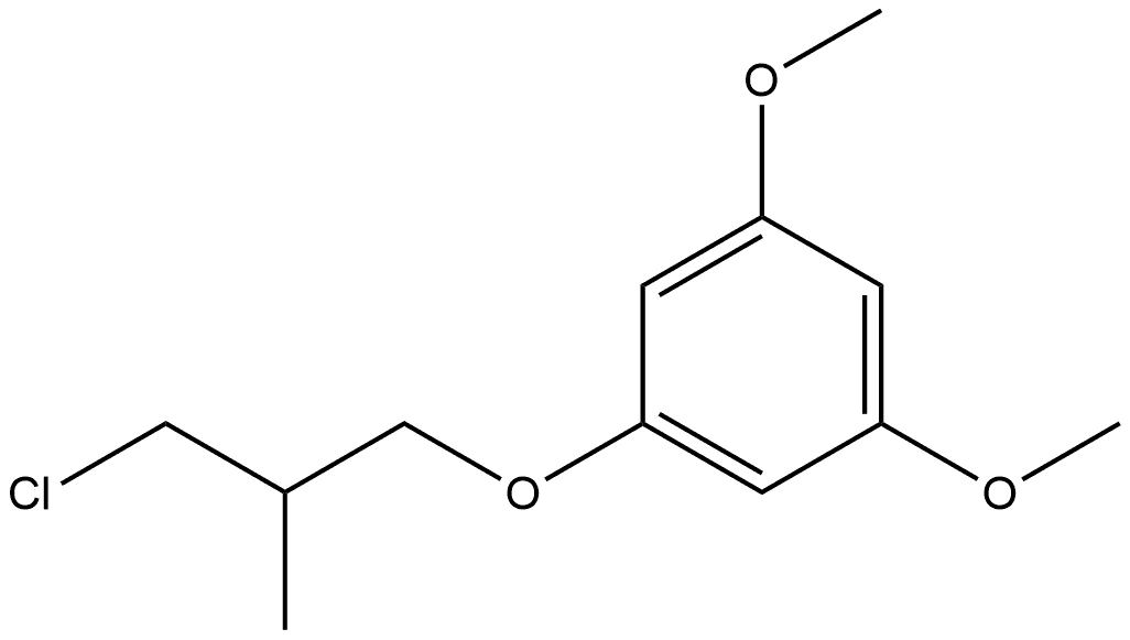 1-(3-Chloro-2-methylpropoxy)-3,5-dimethoxybenzene Structure