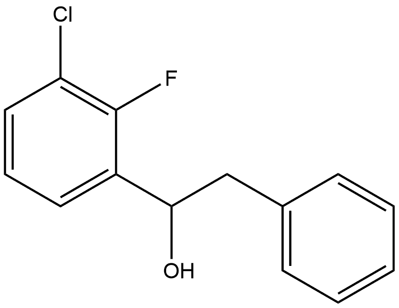 α-(3-Chloro-2-fluorophenyl)benzeneethanol Structure