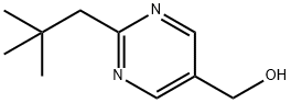 2-(2,2-Dimethylpropyl)-5-pyrimidinemethanol 구조식 이미지