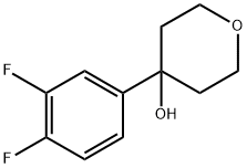 4-(3,4-difluorophenyl)tetrahydro-2H-pyran-4-ol Structure