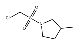 Pyrrolidine, 1-[(chloromethyl)sulfonyl]-3-methyl- Structure