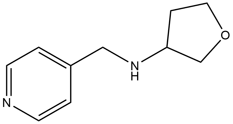 N-(pyridin-4-ylmethyl)tetrahydrofuran-3-amine Structure