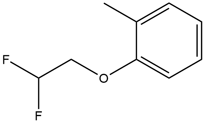 1-(2,2-Difluoroethoxy)-2-methylbenzene Structure