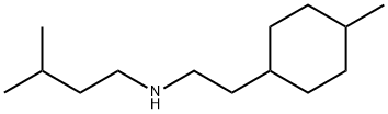 Cyclohexaneethanamine, 4-methyl-N-(3-methylbutyl)- Structure