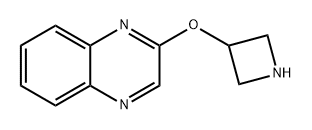 Quinoxaline, 2-(3-azetidinyloxy)- 구조식 이미지