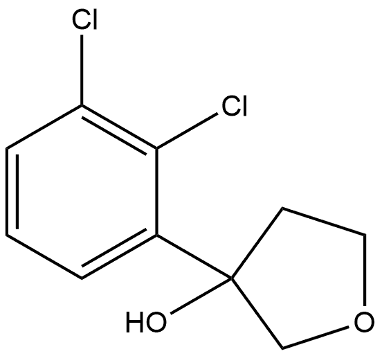 3-(2,3-Dichlorophenyl)tetrahydro-3-furanol Structure