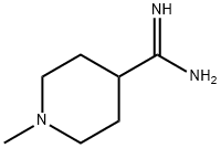 4-Piperidinecarboximidamide, 1-methyl- Structure