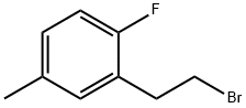 Benzene, 2-(2-bromoethyl)-1-fluoro-4-methyl- Structure