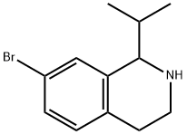 Isoquinoline, 7-bromo-1,2,3,4-tetrahydro-1-(1-methylethyl)- Structure