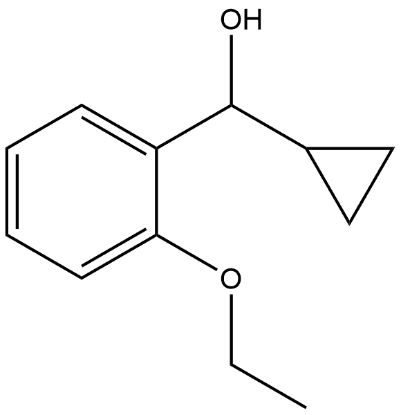 α-Cyclopropyl-2-ethoxybenzenemethanol Structure