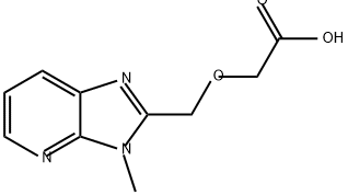 Acetic acid, 2-[(3-methyl-3H-imidazo[4,5-b]pyridin-2-yl)methoxy]- Structure