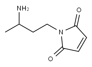 1H-Pyrrole-2,5-dione, 1-(3-aminobutyl)- Structure