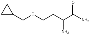 Butanamide, 2-amino-4-(cyclopropylmethoxy)- Structure