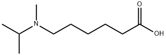 Hexanoic acid, 6-[methyl(1-methylethyl)amino]- Structure