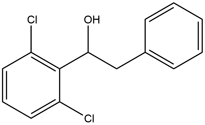 α-(2,6-Dichlorophenyl)benzeneethanol Structure