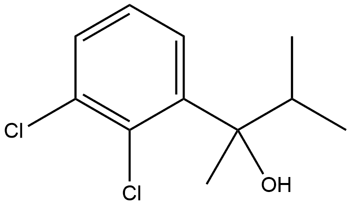 2,3-Dichloro-α-methyl-α-(1-methylethyl)benzenemethanol Structure