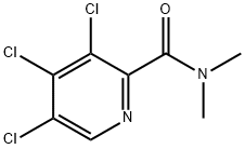 3,4,5-Trichloro-N,N-dimethyl-2-pyridinecarboxamide 구조식 이미지