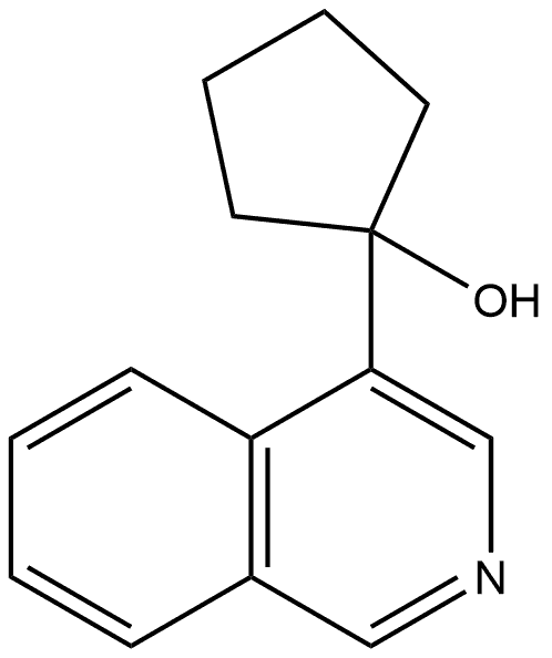 1-(isoquinolin-4-yl)cyclopentanol Structure