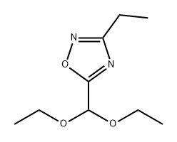 1,2,4-Oxadiazole, 5-(diethoxymethyl)-3-ethyl- Structure