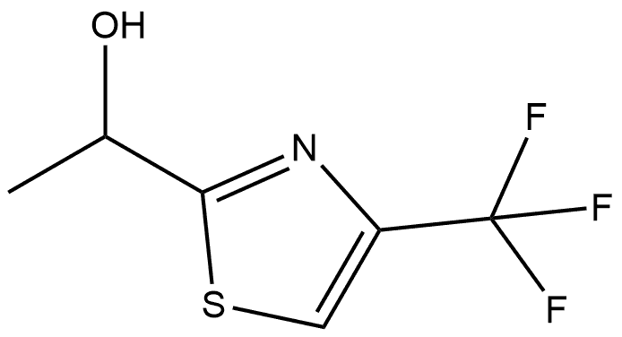 2-Thiazolemethanol, α-methyl-4-(trifluoromethyl)- Structure