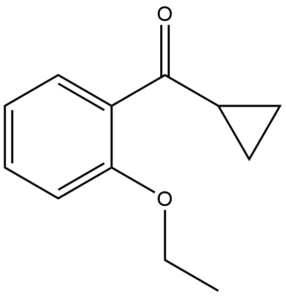 Cyclopropyl(2-ethoxyphenyl)methanone Structure