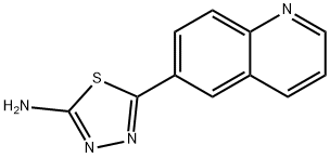 5-(6-Quinolinyl)-1,3,4-thiadiazol-2-amine Structure