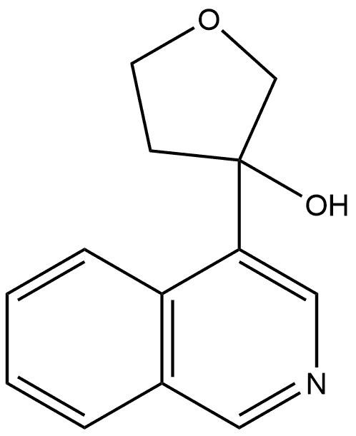 3-(isoquinolin-4-yl)tetrahydrofuran-3-ol Structure