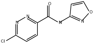 3-Pyridazinecarboxamide, 6-chloro-N-3-isoxazolyl- Structure