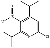 Pyridine, 6-chloro-2,4-bis(1-methylethyl)-3-nitro- Structure