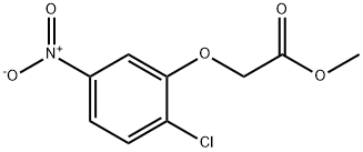 Acetic acid, 2-(2-chloro-5-nitrophenoxy)-, methyl ester Structure