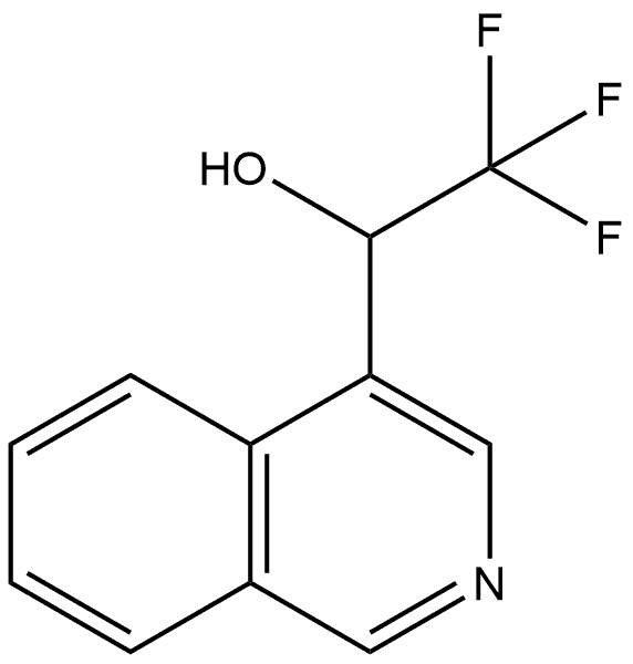 α-(Trifluoromethyl)-4-isoquinolinemethanol Structure