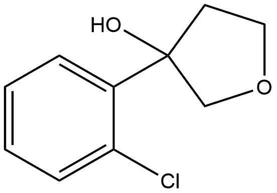 3-(2-Chlorophenyl)tetrahydro-3-furanol Structure